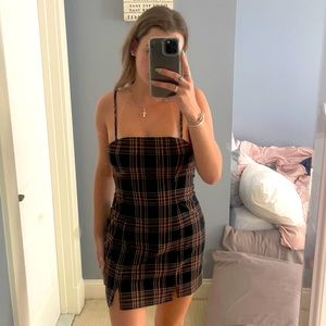 Forever 21 Black plaid dress